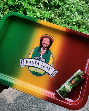 Rasta Leaf Rolling Tray